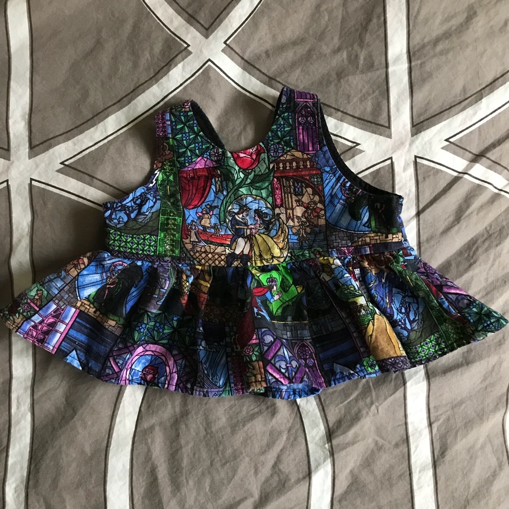AG Threads Beauty and the Beast Peplum top